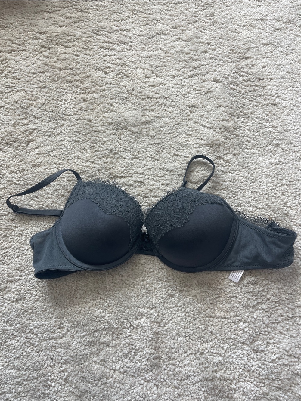 Target Black Lace-Trim Push-Up Bra